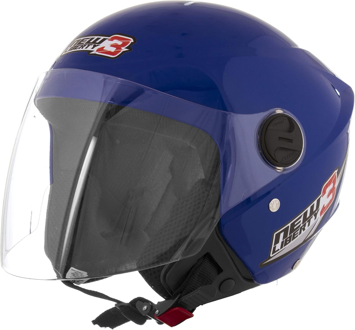 CAPACETE NEW LIBERTY THREE (AZUL)