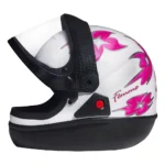 CAPACETE SAN MARINO FEMME (BRANCO E ROSA)