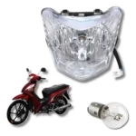 FAROL COMPLETO SHINERAY JET50 (C/LAMPADA)