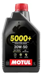 ÓLEO MOTUL 5000+ 20W50 4T-1 LITRO