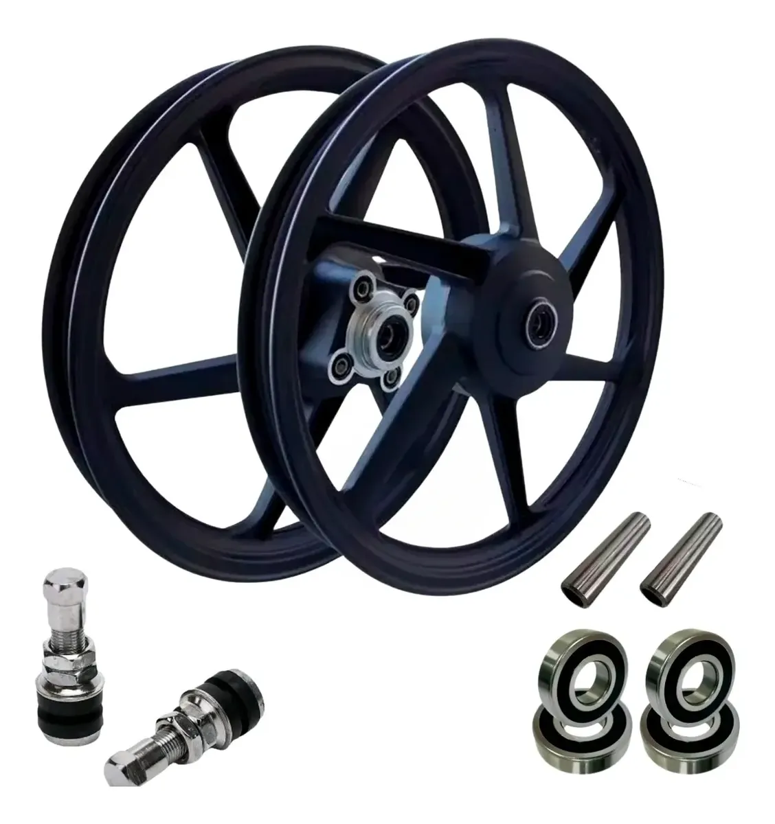 RODAS LIGA LEVE TITAN/FAN125 00 A 08 FREIO TAMBOR 6 PALITOS