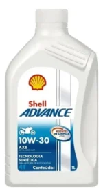 ÓLEO SHELL ADVANCE 10W30 4T-1 LITRO